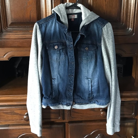 lei Jackets & Blazers - L.E.I. Denim Jacket with Hood